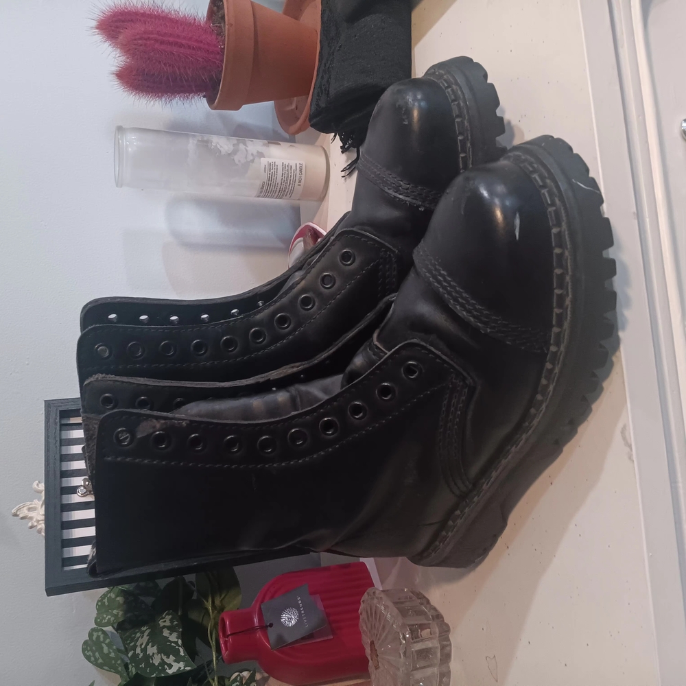 Black Combat Boots